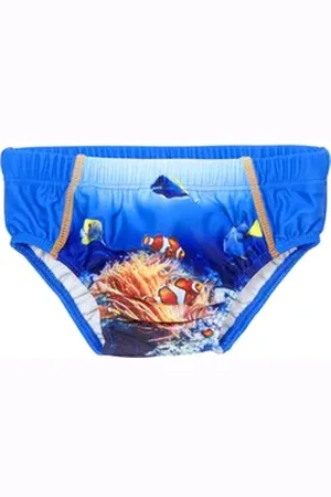 Playshoes Windeln, UV-Schutz Windelhose Unterwasserwelt, Größe: 86/92, Farbe: blau blau
