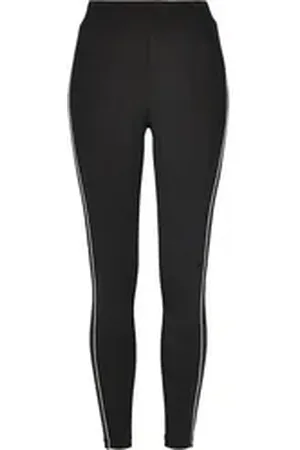 Urban classics Leggings Damen Ladies High Waist Reflective Leggins (1-tlg) schwarz S