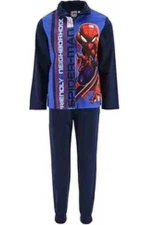 SPIDERMAN Jogginganzug Marvel Kinder Jungen Trainings-Jacke mit Jogging-Hose Trainings-Anzug (SET, 2-tlg) blau 98