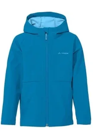 Vaude Outdoorjacke Kids Kinich Jacket (1-St) leichte Kinder Softshelljacke für Alltag und Freizeit blau hüftlang | 134/140