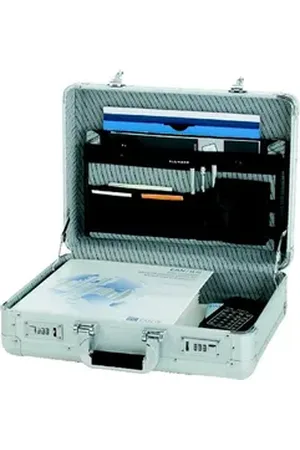 Alumaxx Aktentasche Alu-Aktenkoffer Taurus 46x34,5x15,0 cm 2,9kg Aluminium silber silberfarben