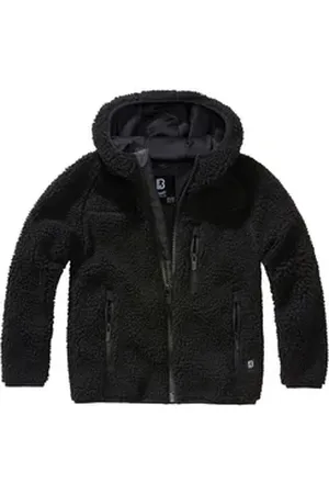 Brandit Brandit Winterjacke Brandit Kinder Winterjacke Kids Teddyfleecejacket Hood schwarz 122/128