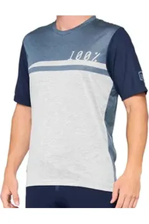 100% Radtrikot blau|grau M