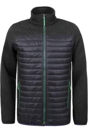 Icepeak Funktionsjacke Strickfleecejacke Hybrid Larue blau|grün 56
