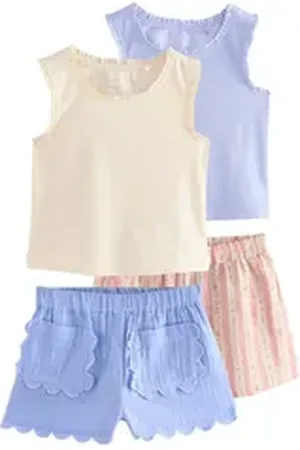 Next Pyjama Kurze Schlafanzüge, 2er-Pack (4 tlg) rosa 140 (10 J.)