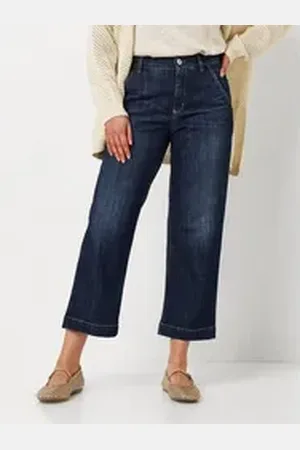 Toni Weite Jeans Liv Culotte Culotte mit Stretch blau 46