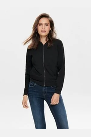 ONLY Sweatjacke ONLJOYCE L/S BOMBER SWT NOOS schwarz XS (34)