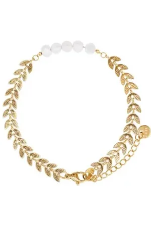 Heideman Armband Amali goldfarben (Armband, inkl. Geschenkverpackung), Perlenarmband Damen goldfarben