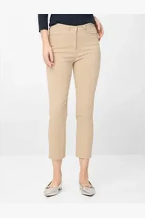 Brax RAPHAELA by Caprihose Style LAURA 6/8 beige 52K (26)