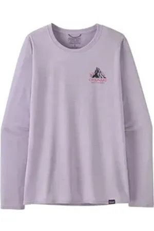 Patagonia Langarmshirt Ws L/S Cap Cool Daily Graphic Shirt Lands lila 40