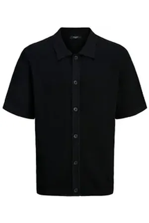 JACK & JONES Poloshirt schwarz S