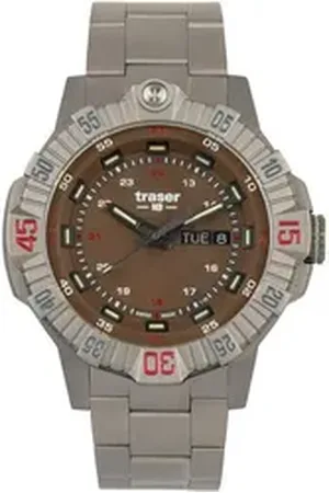 Traser Quarzuhr H3 110668 Tactical Braun Titan Herrenuhr 46mm 20ATM H3 110668 Tactical Braun Titan Herrenuhr 46mm 20ATM