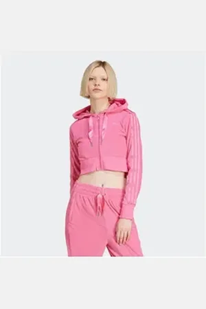 adidas Originals Trainingsjacke SHRT FZ HOODIE rosa L