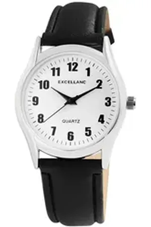Excellanc Quarzuhr 2900226 Herrenuhr mit Lederimitations-Armband