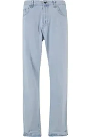 DEF Bequeme Jeans Herren Straight Loose Fit Denim (1-tlg) blau 34
