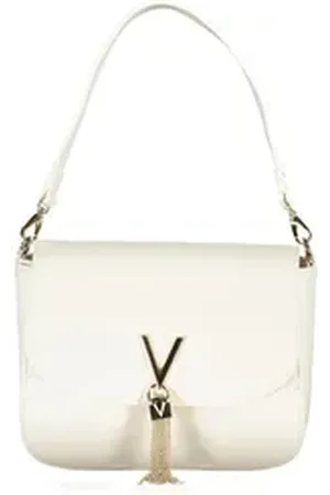 VALENTINO BAGS Umhängetasche, Elegante Damen-Handtasche Weiß mit abnehmbarer Kette und Riemen
