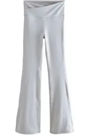Next Funktionsleggings Active Leggings mit Schlag und Wickelbund (1-tlg) grau M