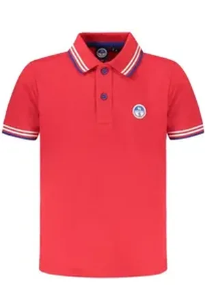North Sails Poloshirt Stylisches Kinder Polo Rot - Kurzarm 8A