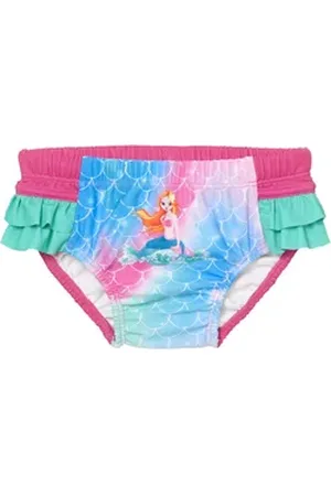Playshoes Windeln, UV-Schutz Windelhose Meerjungfrau, Größe: 74/80, Farbe: pink rosa