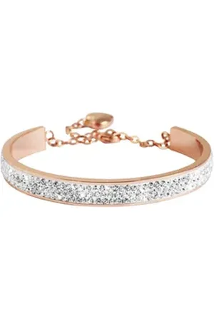 Akzent Armband Kaia Armreif aus Edelstahl in roségoldfarbig mit IP (Einzeln), Damen Armband bunt