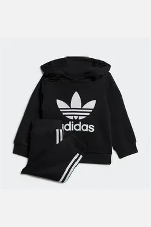 adidas Originals Jogginganzug HOODIE SET (2-tlg) schwarz 68