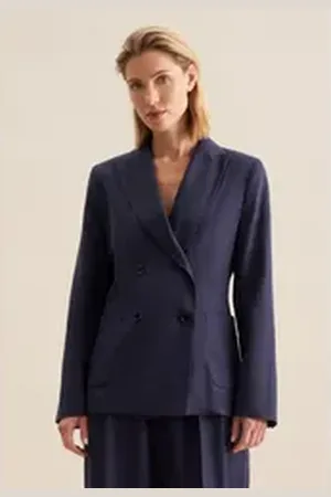 Seidensticker Outdoorbluse Schwarze Rose Blazer Uni blau 4XL (48)
