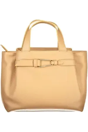 Coccinelle Umhängetasche, Elegante Damenhandtasche Braun: Vielseitig mit abnehmbarem Schultergur