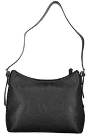 VALENTINO BAGS Umhängetasche, Elegante schwarze Damentasche mit verstellbarem Riemen und Logo