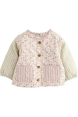 Next Steppjacke Steppjacke aus 100 % Baumwolle (1-St) beige 74-80 (9-12 Mon.)