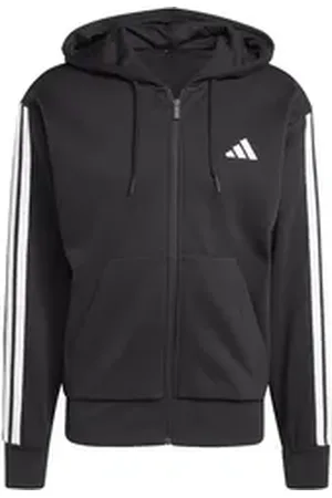 adidas Performance Sweatjacke Herren Kapuzenjacke 3S Fleece FZ Hoodie schwarz XL
