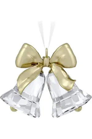 Swarovski Dekohänger Kristall Sammelfigur Holiday Magic Glocken Ornament, 5686321 (1 St), ® Kristall goldfarben