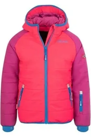 TROLLKIDS Skijacke Hafjell PRO blau|rosa 176