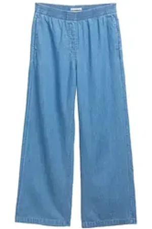 TOM TAILOR Weite Jeans Wide Leg Jeans blau 128
