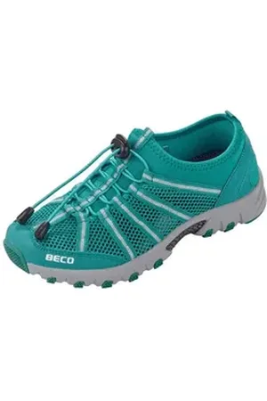 Beco Beermann BEactive Aqua Fitness Trainers Badeschuh mit Bungee-Schnürung und Wasserablauf blau 39 EU