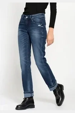 Gang Loose-fit-Jeans 94AMELIE STRAIGHT blau 33 (42)