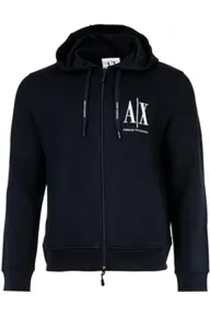 Giorgio Armani ARMANI EXCHANGE Sweatshirt Herren Sweatjacke Baumwolle blau 2XL