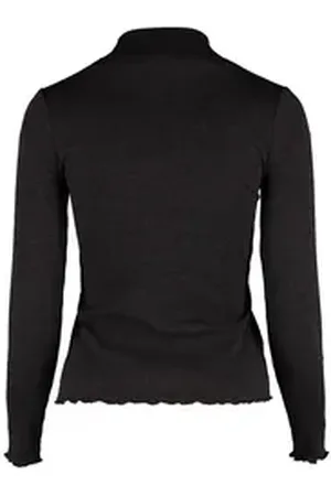 Hailys Langarmshirt Ne44a (1-tlg) Plain/ohne Details grau S