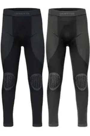 Ladeheid Funktionsunterhose 2er Pack Herren Funktionsunterwäsche lange Unterhose LAGI002 (1-St) schwarz S