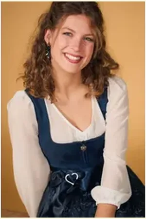 MARJO Dirndl Midi Dirndl 2tlg. - ISA - deep ocean 38