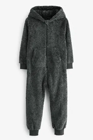 Next Fleeceoverall Einteiler aus Fleece (1-tlg) grau 134 (9 J.)