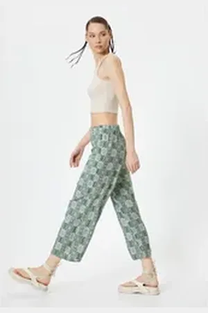 Koton Schlupfhose Culotte Schlupfhose grün 42