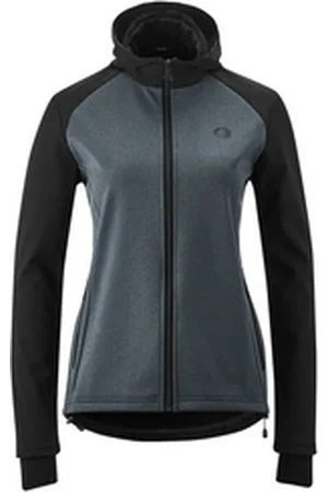 Gonso Radtrikot TARAVO Damen Softshell-Hoodie, Windjacke winddicht und atmungsaktiv grau 34