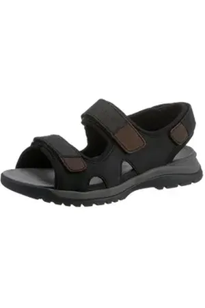 Waldläufer Waldläufer H-Taro Sandale, Sommerschuh, Klettschuh, Freizeitsandale, mit Profilsohle, H-Weite braun|schwarz 42 EU