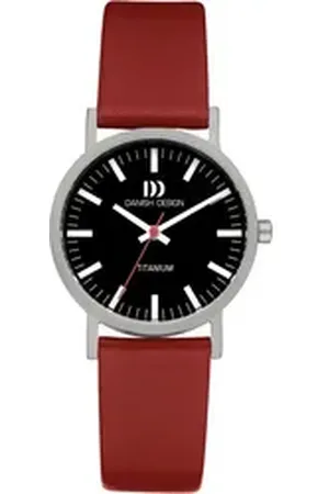 Danish Design Titanuhr Damenuhr IV21Q199 Rhine Black Red Small Titan, (1-tlg)