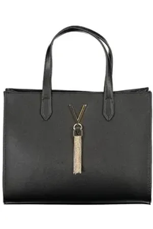 VALENTINO BAGS Umhängetasche, Elegante Schwarze Handtasche mit Vielseitigen Details für Damen