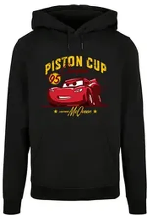 Absolute Cult Kapuzensweatshirt Herren Cars - Piston Cup Champion Basic Hoody (1-tlg) schwarz