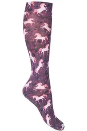Hkm Kids Reitsocken Kinder-Reitsocken -Bern- blau|lila|rosa