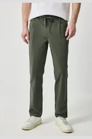 Street one MEN Chinohose mit seitlichen Einschubtaschen grün 34