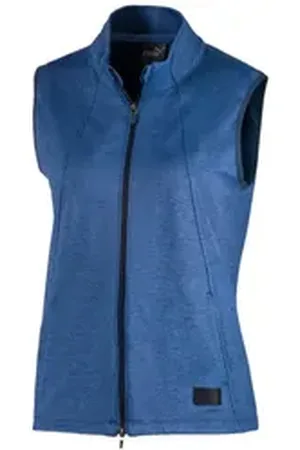 PUMA Golfweste Golf Weste Cloudspun Warm Up Blau Damen XS