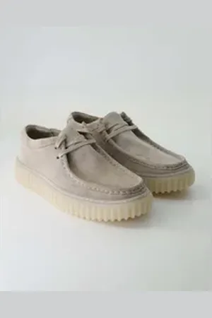 Clarks Torhill LO Schnürschuh beige|braun 42,5 EU